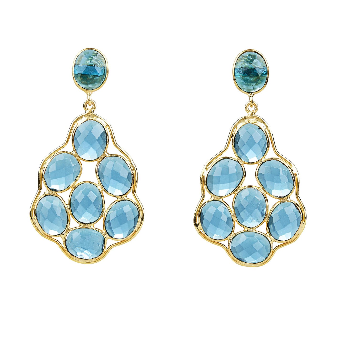 Elyssa Bass Turquoise Drop Earrings