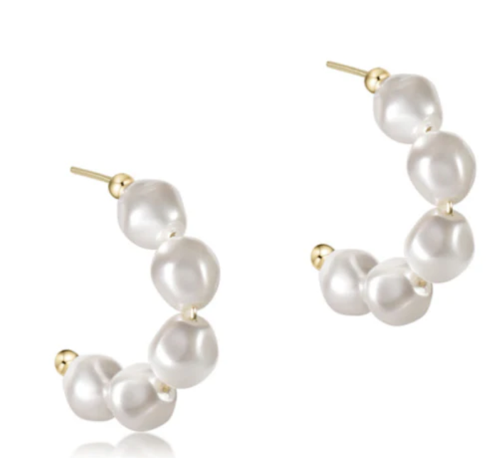 1" Admire Pearl Hoop