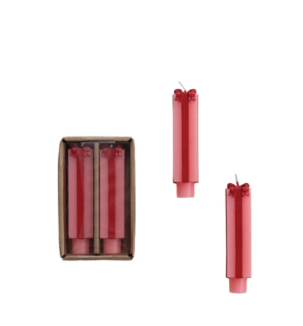 S/2 Sm Giftbox Tapers