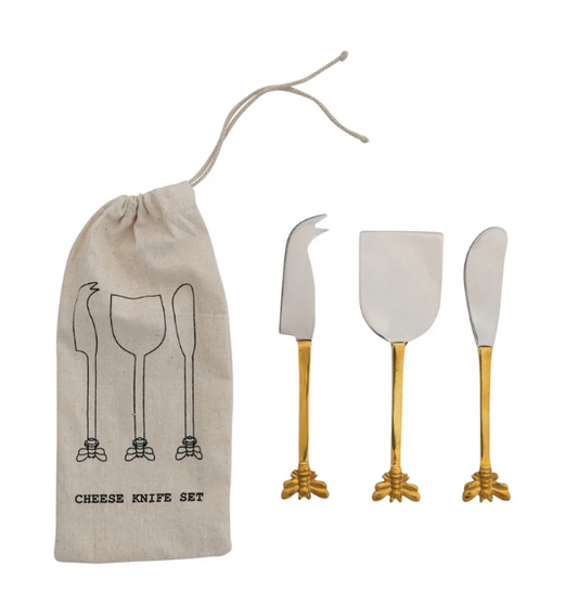 Bee Cheese Knife Set