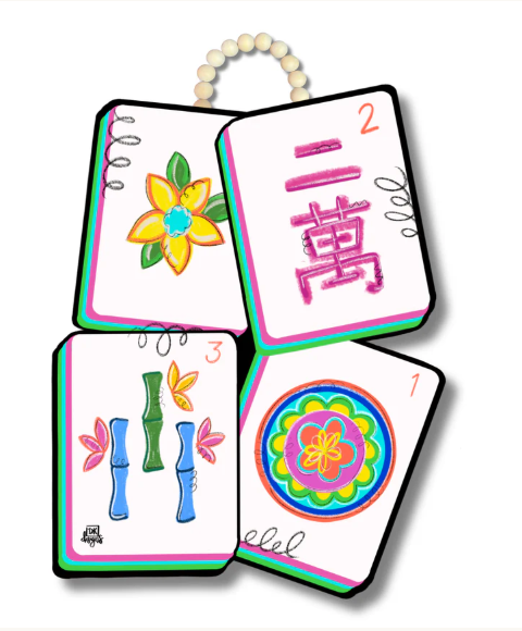 Mahjong Door Hanger