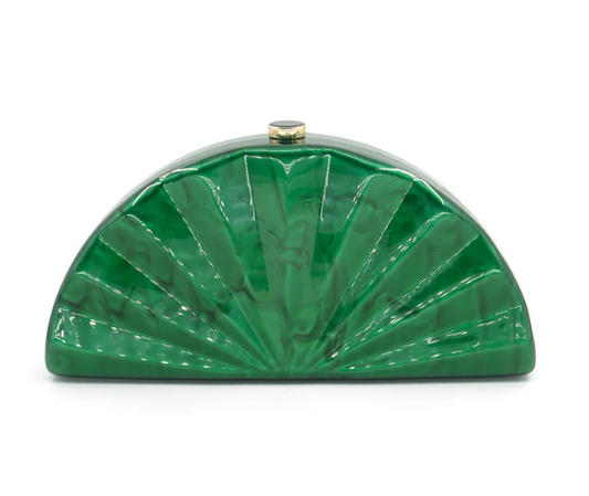 Acrylic Green Clutch