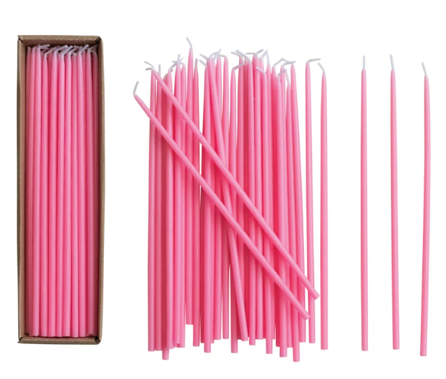 Thin Taper Candles S/36