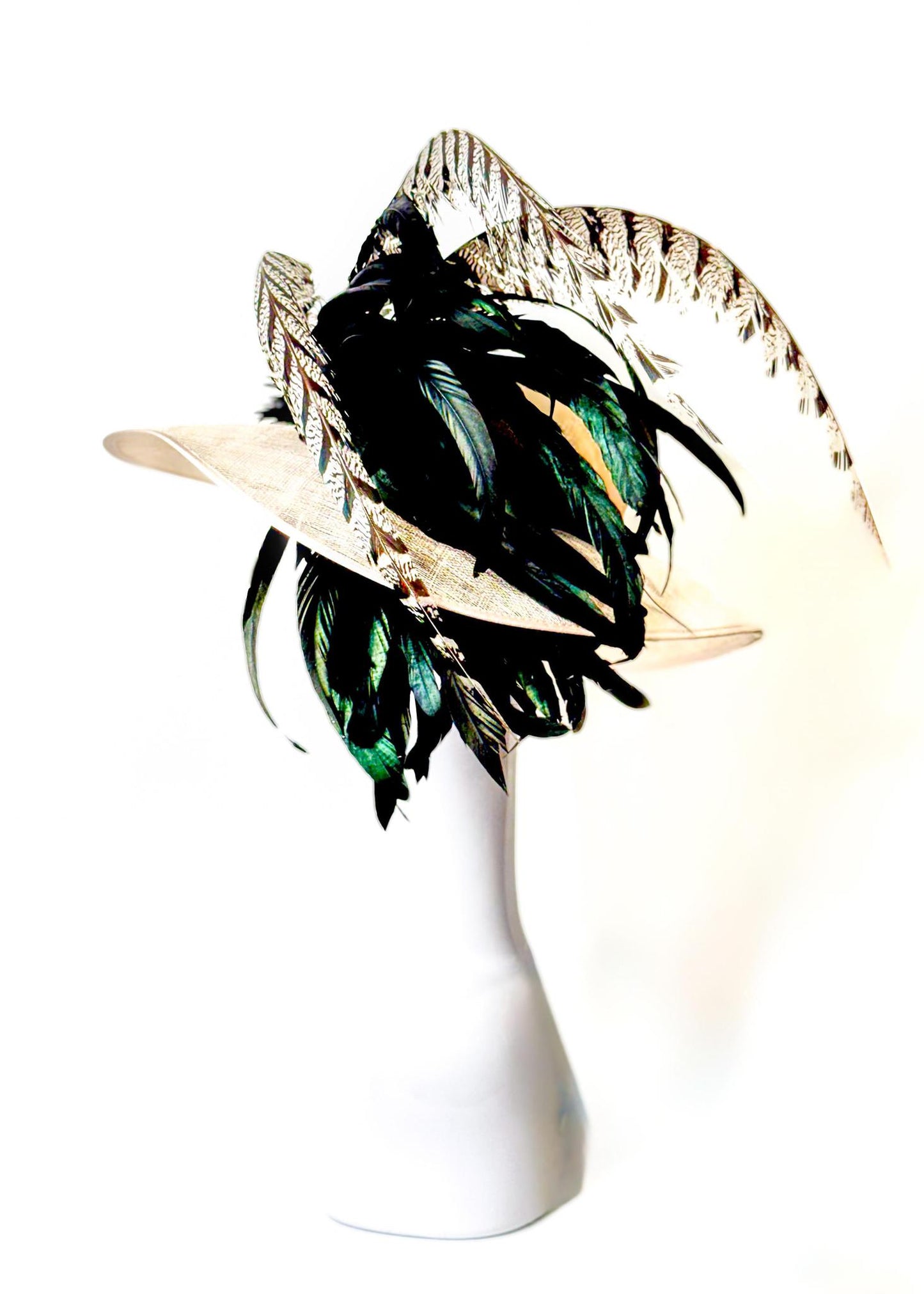 Fascinator Light Peach 1369