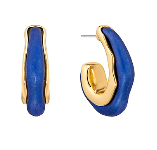 Two Toned Metal Hoops
