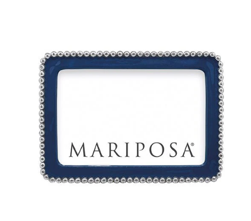 Beaded Blue Frame
