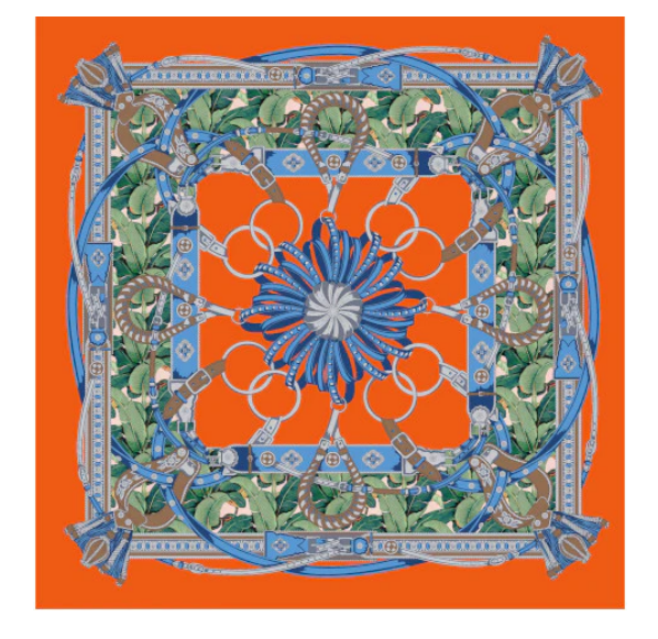 Bits & Pieces Silk Scarf