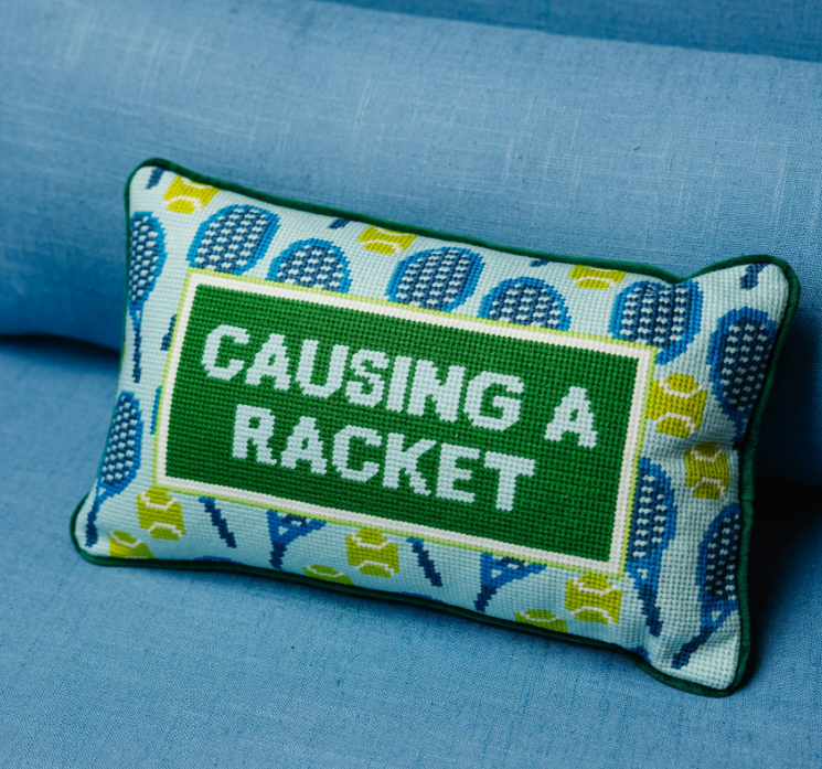 Causing A Racket Pillow
