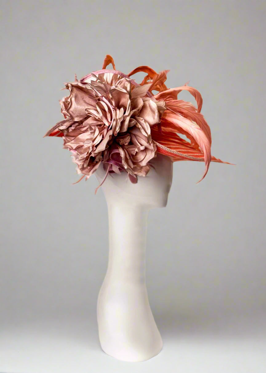 F Light Pink & Peach 1375