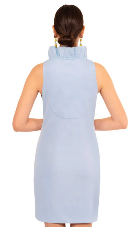 Peri Ruffle Neck Dress