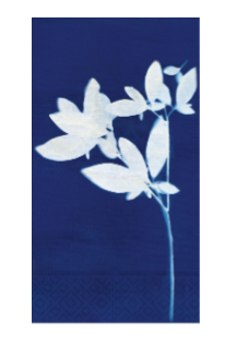 Indigo Floral Guest Napkin