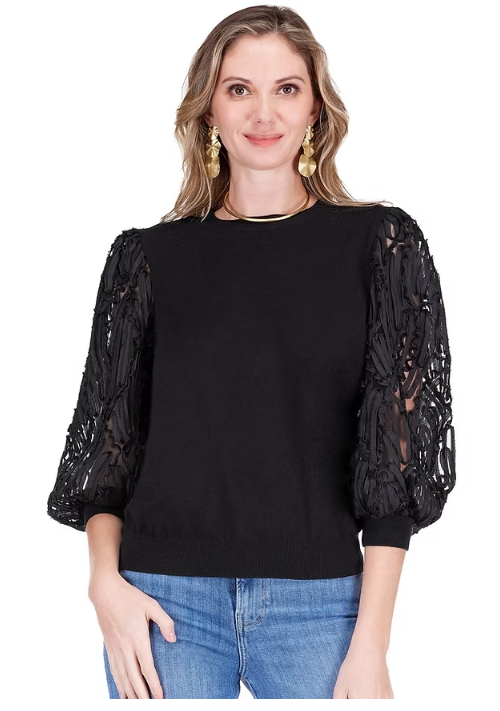 Pat Sleeve Top