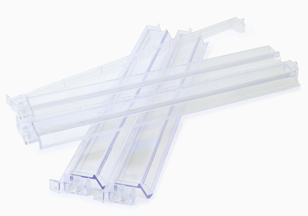 Clear Acrylic Rack & Pusher Set