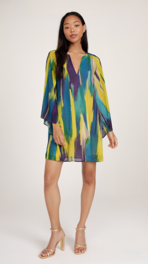 Lavender Brown Eliza Multi Dress