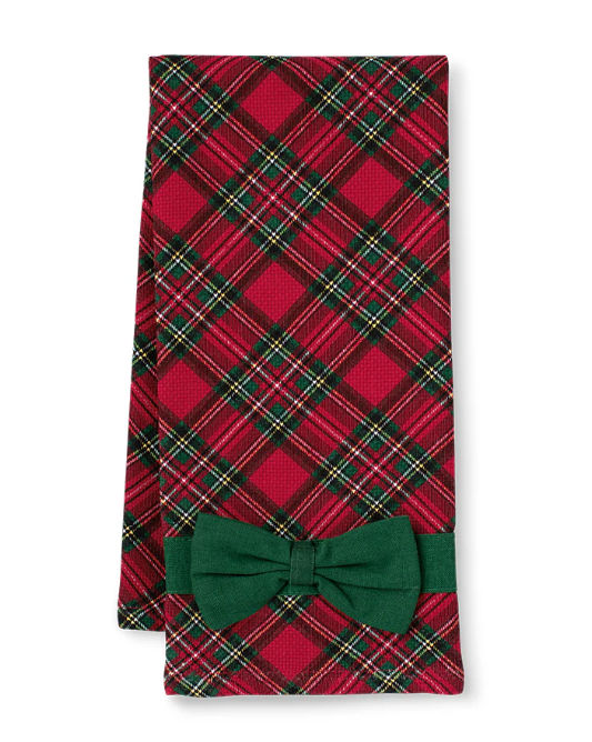 X-Mas Plaid Tea Towel