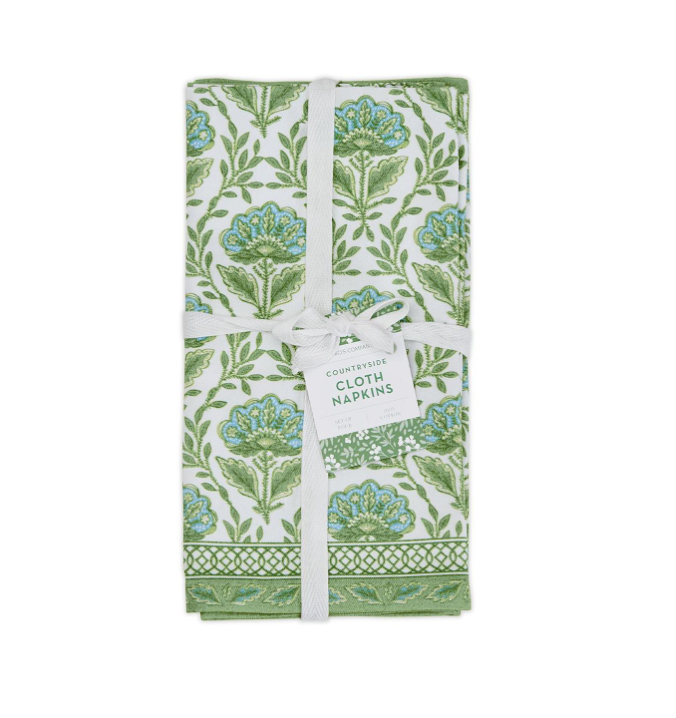 S/4 Floral Napkins