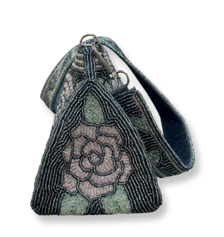 Grey Rose Bag