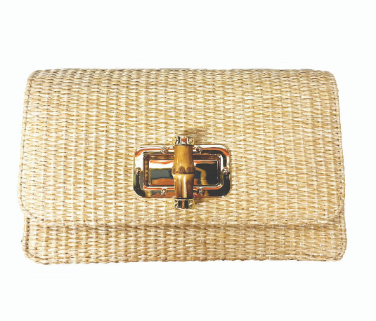 Lilly Straw Clutch