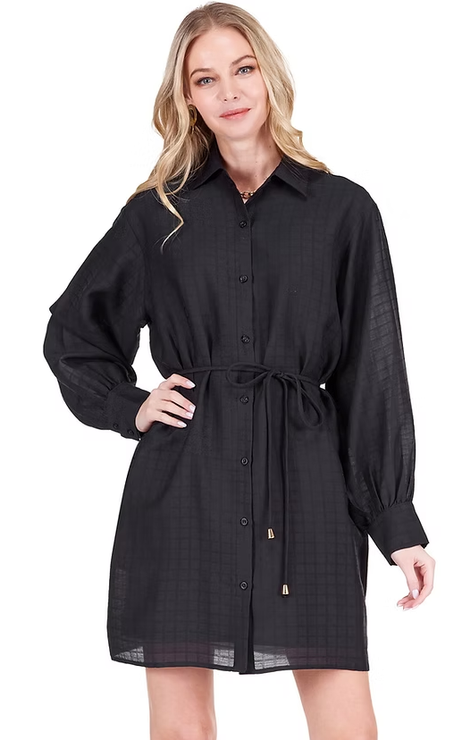 Black Shirtdress