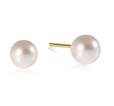 Pearl 8mm Stud