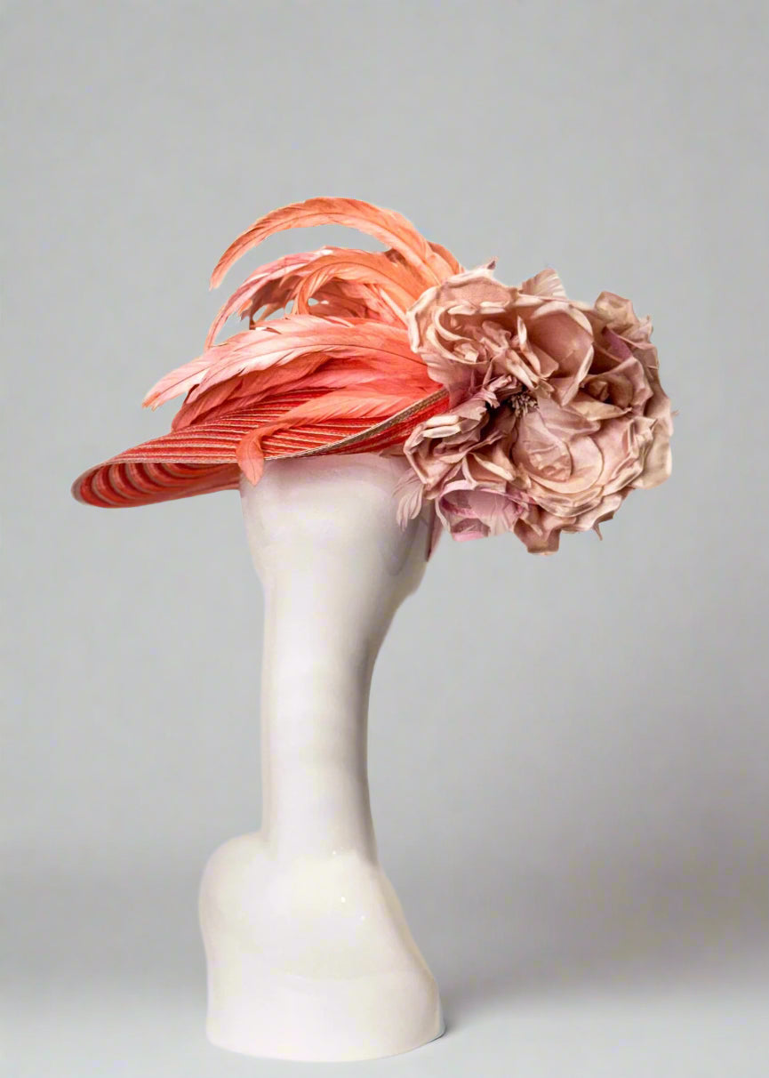 F Light Pink & Peach 1375
