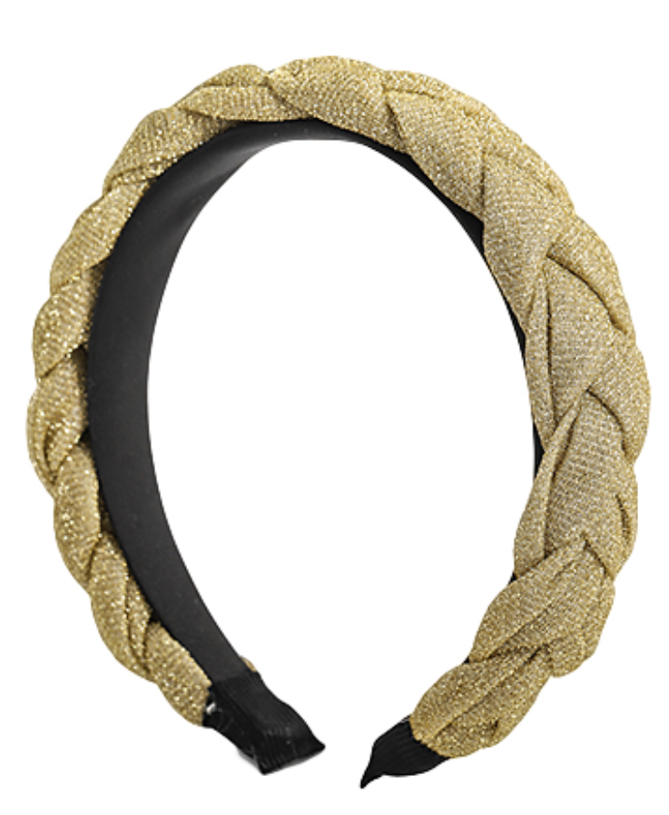 Braided Glittery Headband
