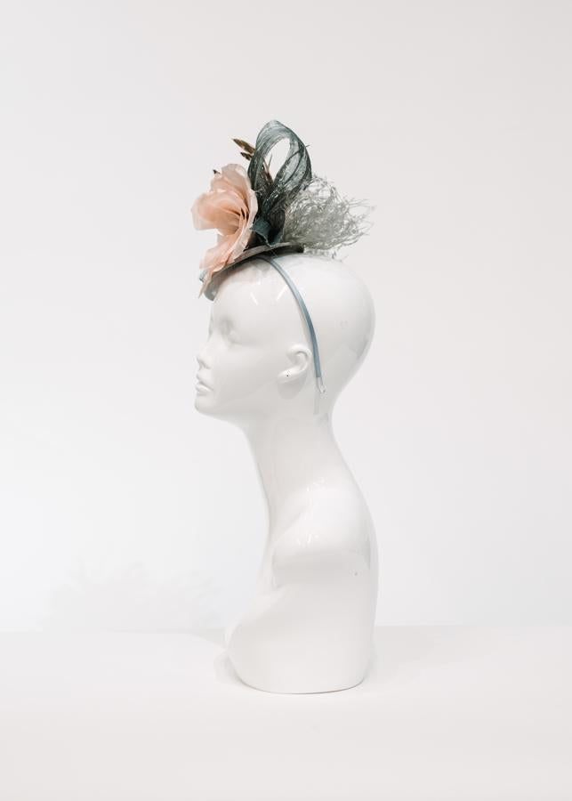 Fascinator Gray 1204