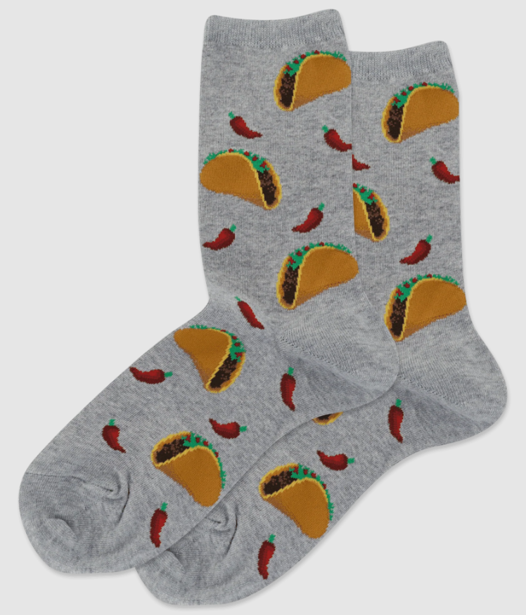 Women's Tacos Crew Socks