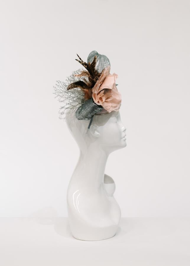 Fascinator Gray 1204