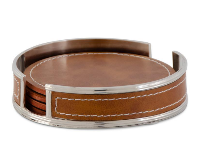 Leather Round Coasters