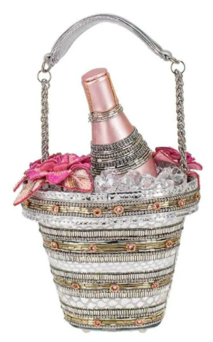 Mary Frances Champagne on Ice Purse