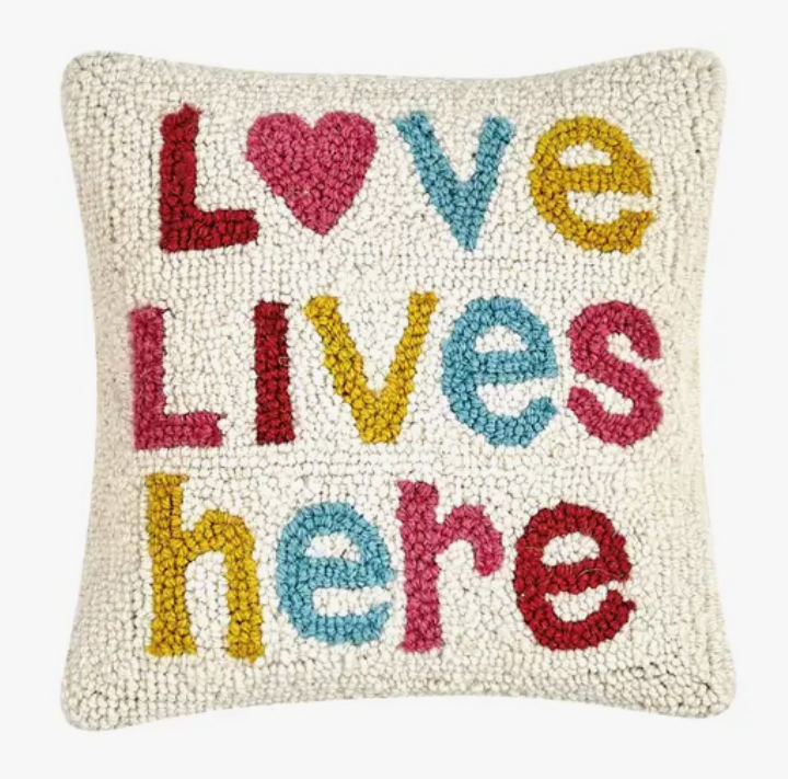 Love Lives Here Pillow