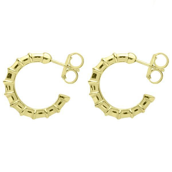 Small Kristie Bamboo Hoops
