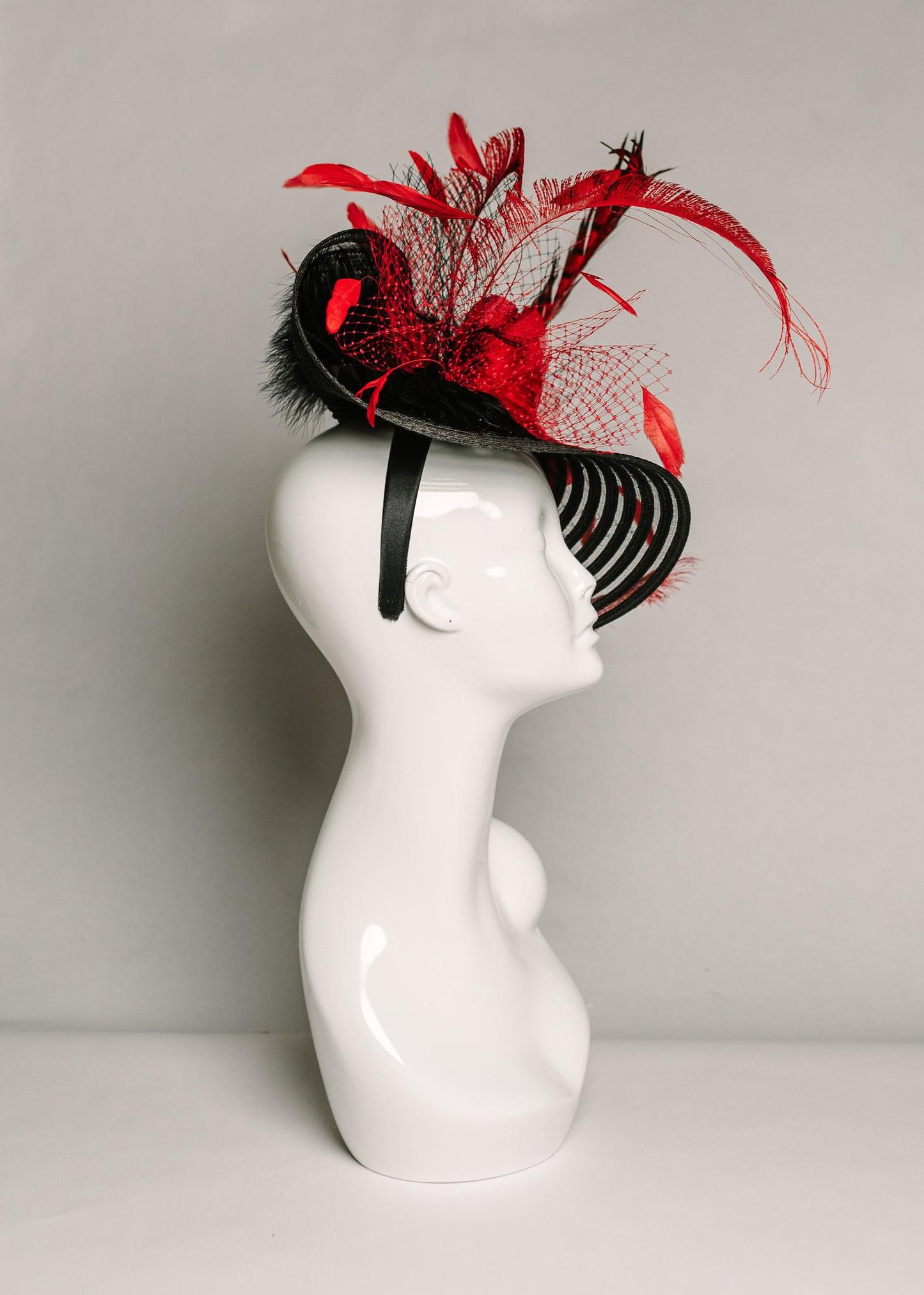 Fascinator Black 1168