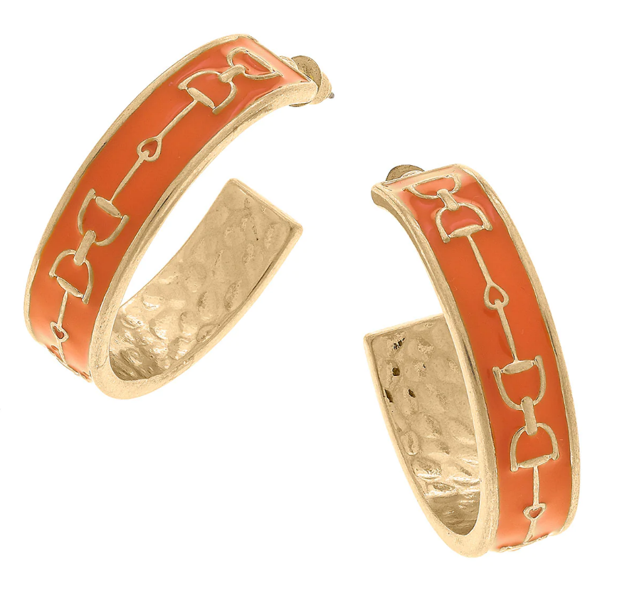 Giselle Horsebit Earrings
