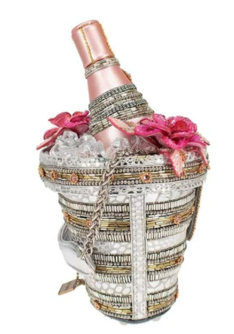 Mary Frances Champagne on Ice Purse