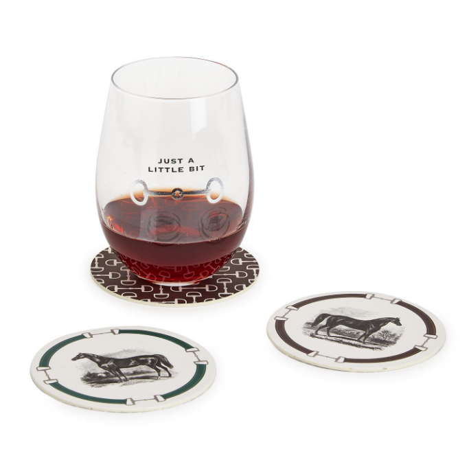 Equus Horse Paper Coasters 24 set