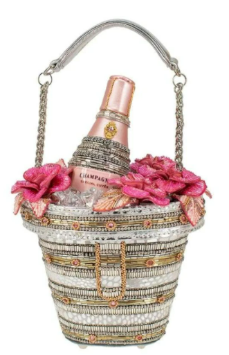 Mary Frances Champagne on Ice Purse