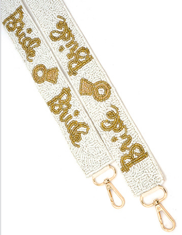 BRIDE Beaded Bag Strap