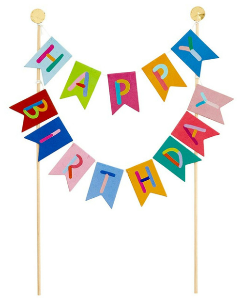HBD Cake Topper