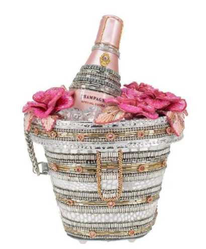 Mary Frances Champagne on Ice Purse