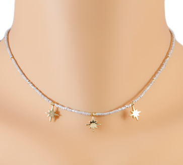 Starburst Charm Choker