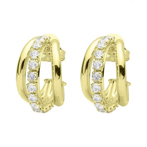 Sm. Claire Hoops with CZs