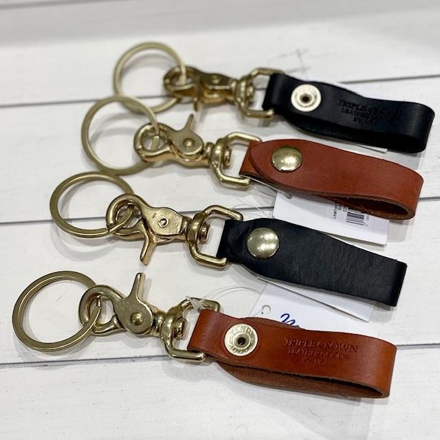 Triple Crown Leather Goods Key Fob