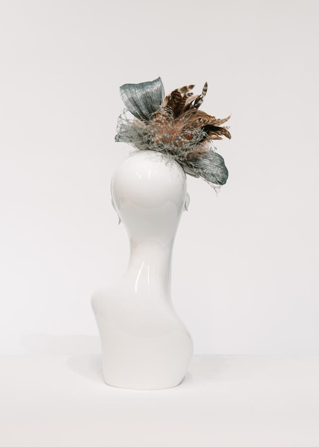 Fascinator Gray 1204