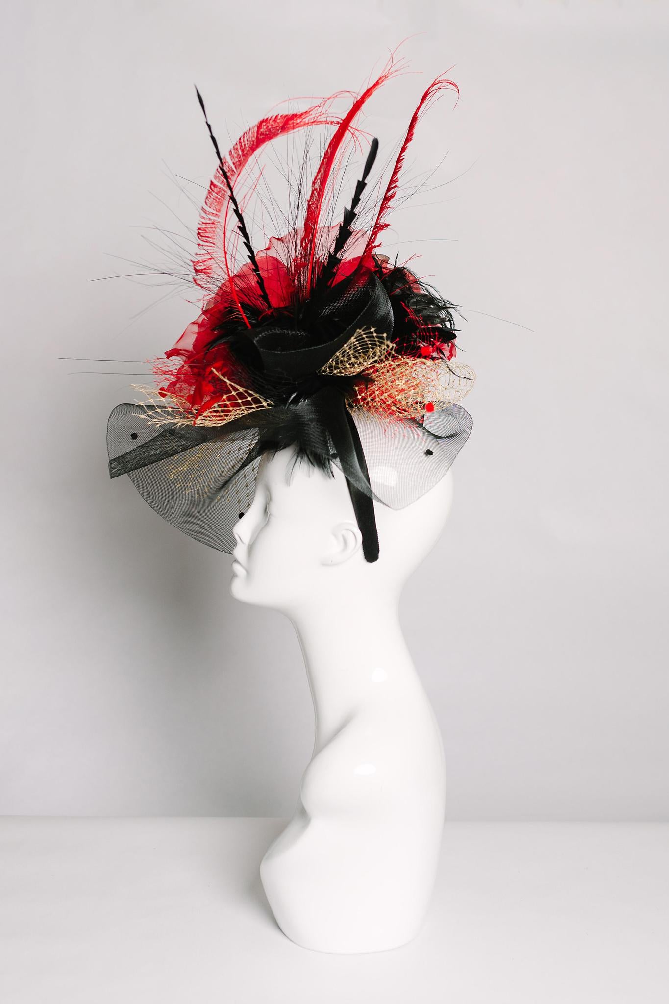 Fascinator Black 1181