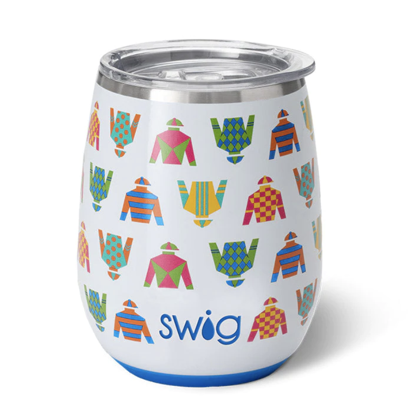 Jockey Silks Stemless