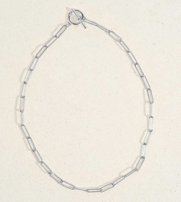 Paper Clip Necklace Toggle
