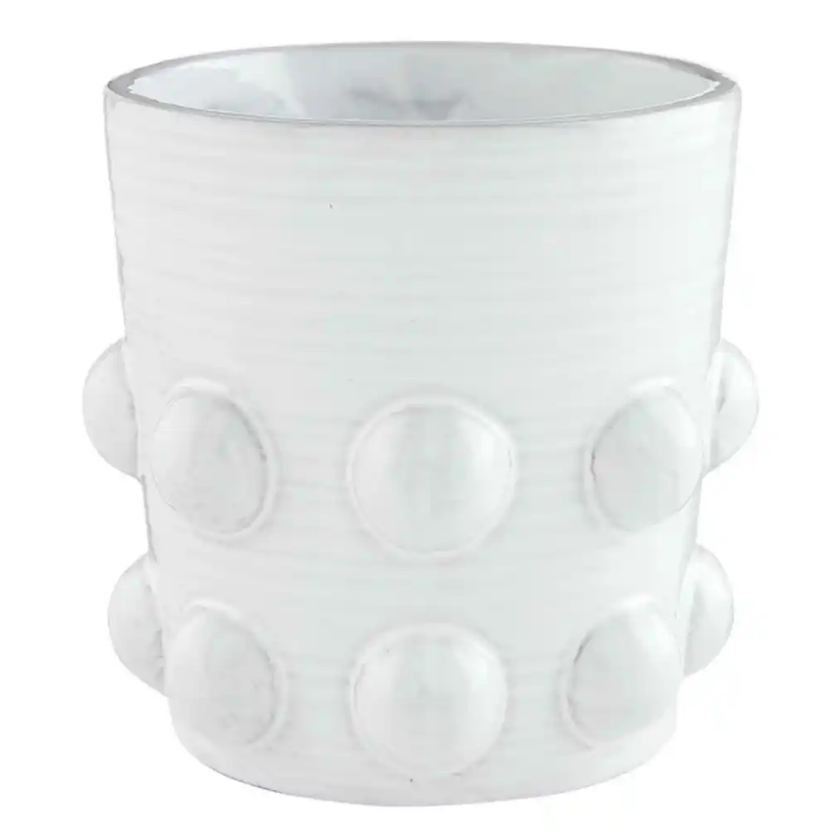 Bottom Row Beaded Pot