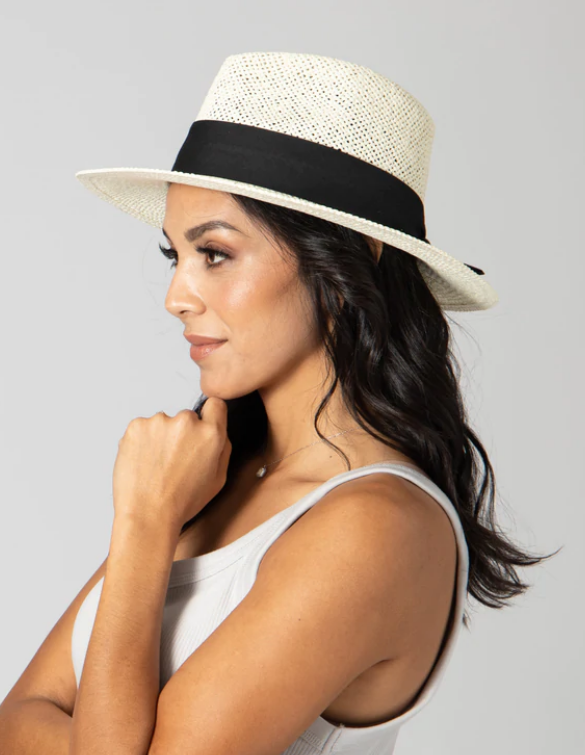 Woven Paper Fedora